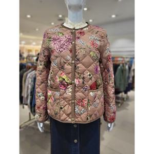 [비꼴리끄] 다알리아 퀼트 노카라 재킷 B244PJ2110