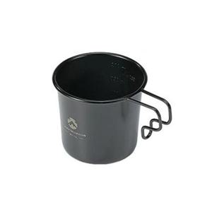 손잡이캠핑컵 스텐 티타늄 캠핑컵 블랙 가벼운 손잡이컵 210ml 1P