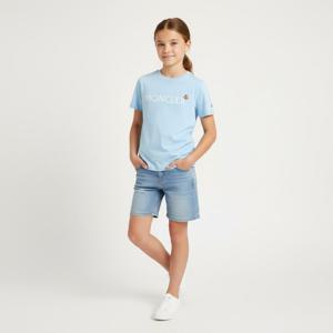 몽클레르 봄쇼핑찬스 몽클레어 키즈 레터링 로고 와펜 반팔(스카이) 8C00015 89AFV 71P 8,10A