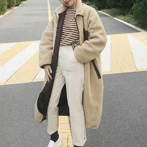 여성벨트패딩 후리스 롱점퍼 여자 겨울 아우터 데일리 패션 잠바