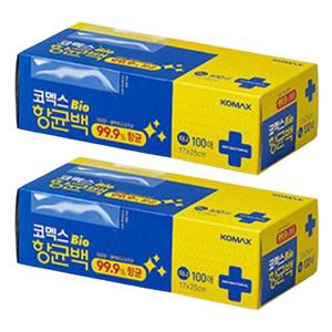 코멕스 바이오 항균백 미니(170mmX250mm) 100매 X 2개