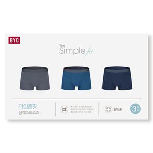 [BYC] 더 심플핏 3매입 퓨징 남성 드로즈 팬티 세트 MPS2002