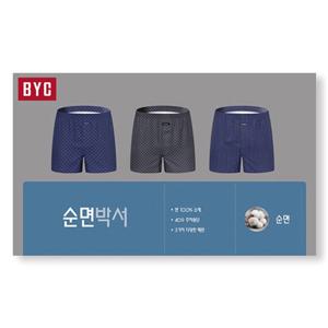 [BYC] 남성 트렁크 팬티 3매입 세트 MCG1077