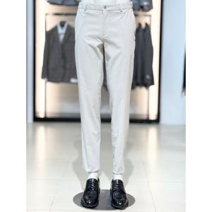 [바쏘옴므]베이지 시어서커 히든밴딩 캐주얼 팬츠 WSZ2PS89A BG_