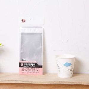 디자인 투명백 8호 80x140 봉투 포장지