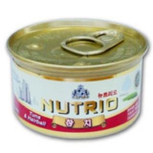 고양이캔 뉴트리오 참치n헤어볼 80g 24개 1Box
