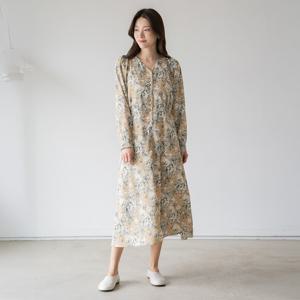 엄마옷 마담4060 잔꽃나염롱원피스 중년여성 데일리 -ZOP2602007-