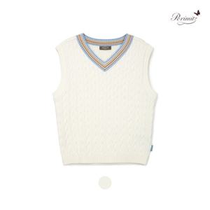 [페리미츠] 배색V넥 니트베스트(P2611K401_06)