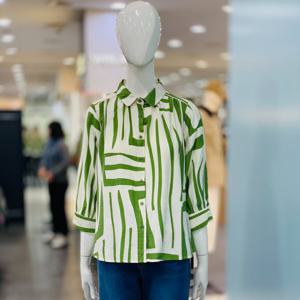 [클리지]이채 칠부 소매 남방 블라우스 CQ3WBL18