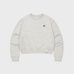 M 와키윌리긴팔티 CQK WA2601CR51OT 우먼스 릴리와펜 크롭 맨투맨 오트밀