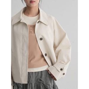 (35633TCM1A) [에잇세컨즈] 숏 트렌치 코트  베이지