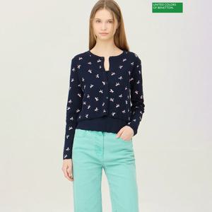 베네통 리본 가디건 나시 세트 BAKC13511