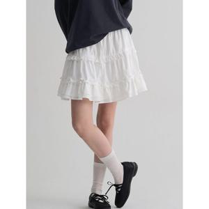 (356227CC01) [에잇세컨즈] 캉캉이 미니 스커트  화이트