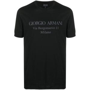 조르지오 아르마니 반팔 티셔츠 3GST57SJMCZUC99 Black