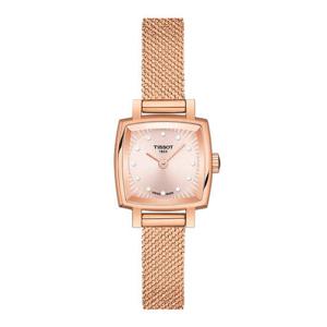 티쏘 T058.109.33.456.00 러블리 스퀘어 여성 메탈 시계