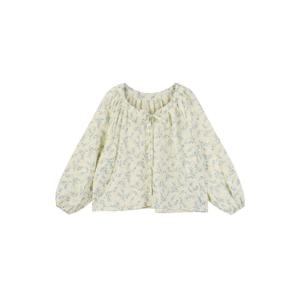 [랩]플라워프린트 탑블라우스(AS1WBS35)