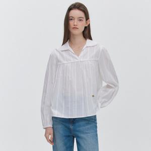 [마리끌레르] [정가79,000] 레이스 카라 블라우스(MAGABL08MWH)