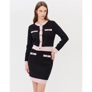 질스튜어트뉴욕   26SS  포켓 코튼혼방 니트스커트 JSSK6B170BK