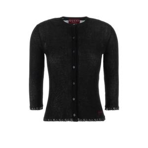 26SS 구찌 블랙 코튼 가디건 859076XKFF71043 TP572779269