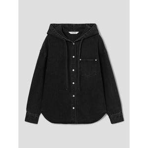 (356364SM24) [에잇세컨즈] 데님 후드 셔츠  애쉬