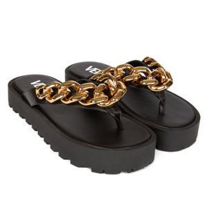 베르사체 여성 체인 조리 샌들 1003336DVT2P 1B00V