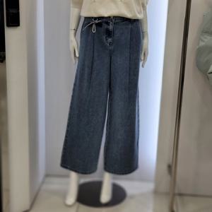 [꼼빠니아]26SS 리본포인트 통나팔 데님팬츠 CAGS2 WDP010 700_Y