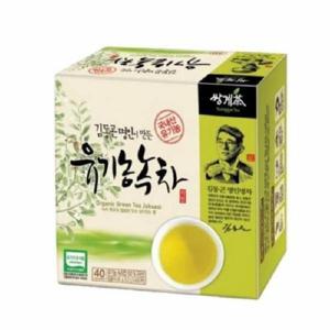 부품 김동곤 명인차 유기농녹차(1.2gx40T/쌍계명차)