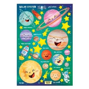 우주행성 야광별스티커 행성친구들 NS-47