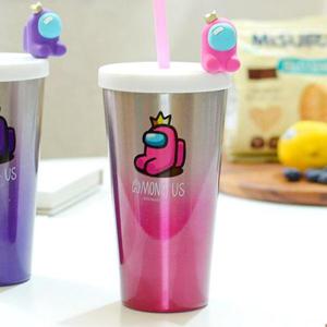 [키친] 어몽어스 피규어 아이스 스텐 텀블러 핑크