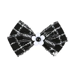 [프렌치캣(정상)]BK 트위드 헤어핀(Q61DG5021)