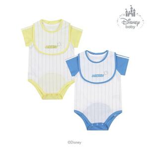 [디즈니베이비]디즈니미키반소바디수트(턱받이)(BLUE,YELLOW)_79Q327901