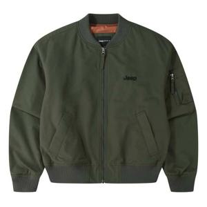 [지프]남여공용 와펜패치 아플리케 항공점퍼(카키)JR1JPU256KH