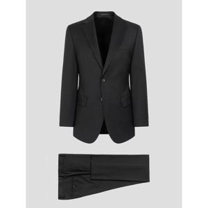 [로가디스] [SMART 4 ] 울 솔리드 레귤러 핏 수트 세트  블랙 (PS001376585)