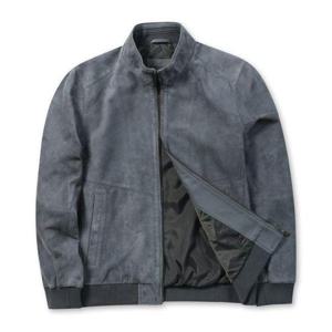 브렌우드 BRUDX26111BUX 고트스웨이드 산양가죽 블루종