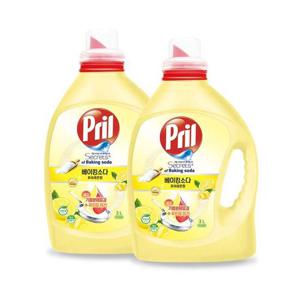 프릴 베이킹소다 주방세제 레몬향 3L x 2