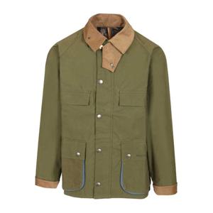 바버 벨벳 칼라 비데일 왁스드 재킷 MCA1126MCA GN52