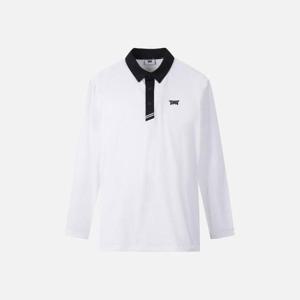 PXG골프긴팔 GQT PJMCM2113-01 여름 컬러 블록 쿨 슬리브 카라 롱 슬리브 티셔츠