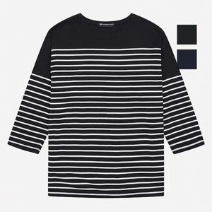 [뱅뱅] 여성 핀스트라이프 7부 티셔츠(NTJ215)