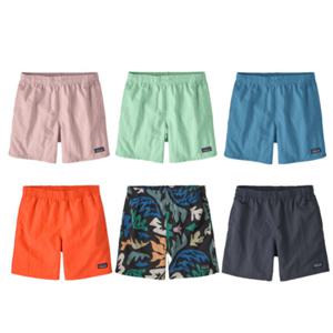 파타고니아키즈 67036R5 키즈 배기스 쇼츠 5인치 - 라인드 PG