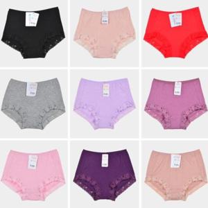 햄팬티 (챠밍)모달 레이스 햄라인 여성 맥시팬티