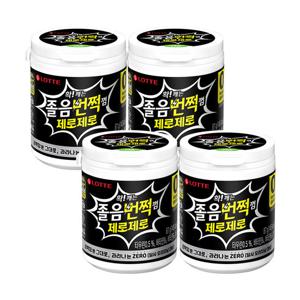 졸음번쩍껌 제로제로 87g x4개