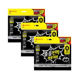 졸음번쩍껌 제로제로 트윈리필 105g x3개