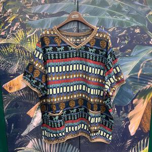 [르니앤맥코이]아웃포켓나염브이넥티셔츠MN08BL770_IC