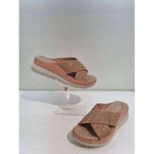 [에스콰이아]MARIO에스콰이아 여성 발편한 경량 뮬 샌들 굽4센치 YADMSD731