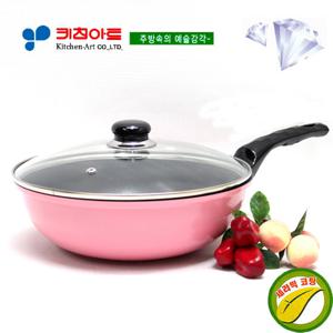 키친아트 아미(AMI)세라믹 다이아코팅 궁중팬26CM(유리카바)