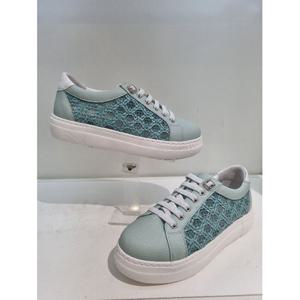 [에스콰이아]MARIO여성 망사 밴딩 스니커즈 굽3센치 YAEMST646