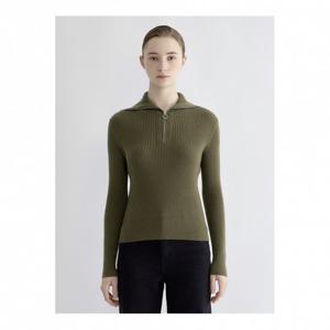 [쉬즈미스]골지 반집업 카라 니트 (SSKPOO42040)