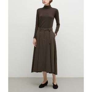 [쉬즈미스]벨티드 울 플레어 스커트 SWWSKP32040