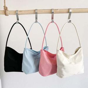 온워드 파스텔 여름 가벼운 숄더백 미니 작은 여행 천 가방