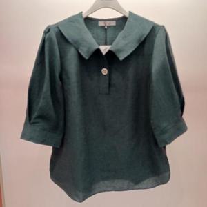 Latium HC06 구김없고 편한 앞반오픈 옆트임 7부 카라 셔츠블라우스 T2621bl02G